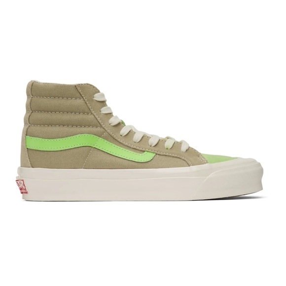 NWT Vans Green Suede OG 138 LX High Top Sneakers Men Size 10  US - Picture 1 of 6